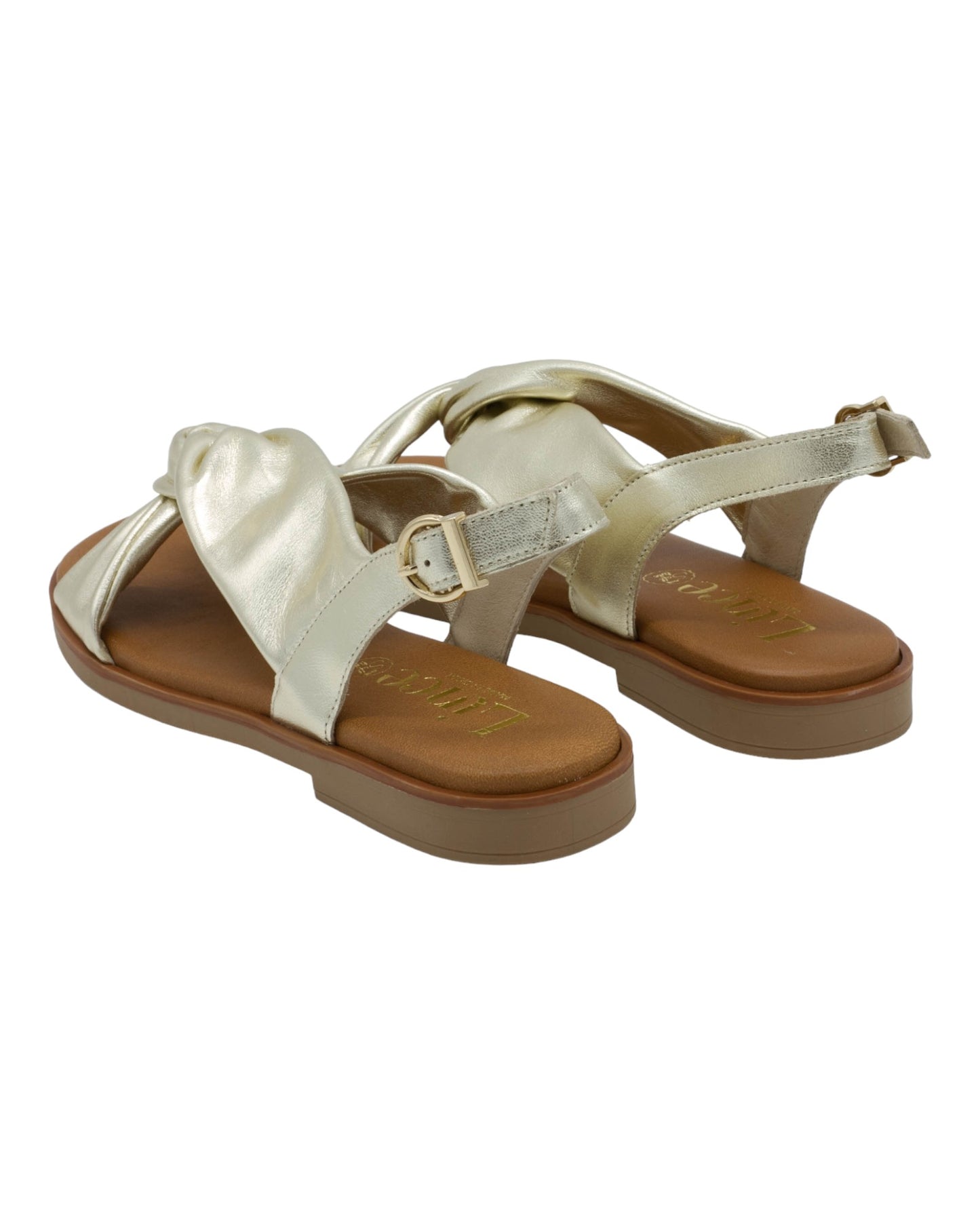 SANDALIAS DE MUJER LINCE 42751 CORFU EN ORO