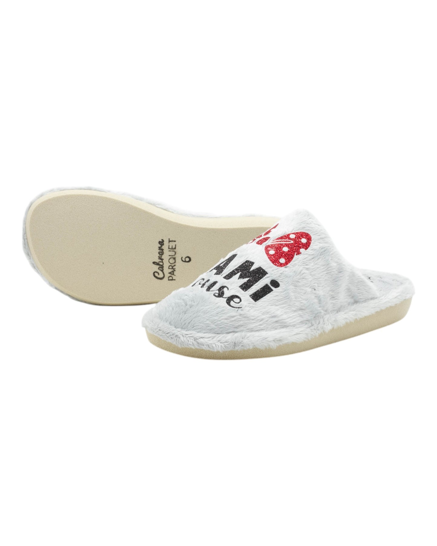 ZAPATILLAS DE ESTAR POR CASA DE MUJER CABRERA 2449 EN GRIS