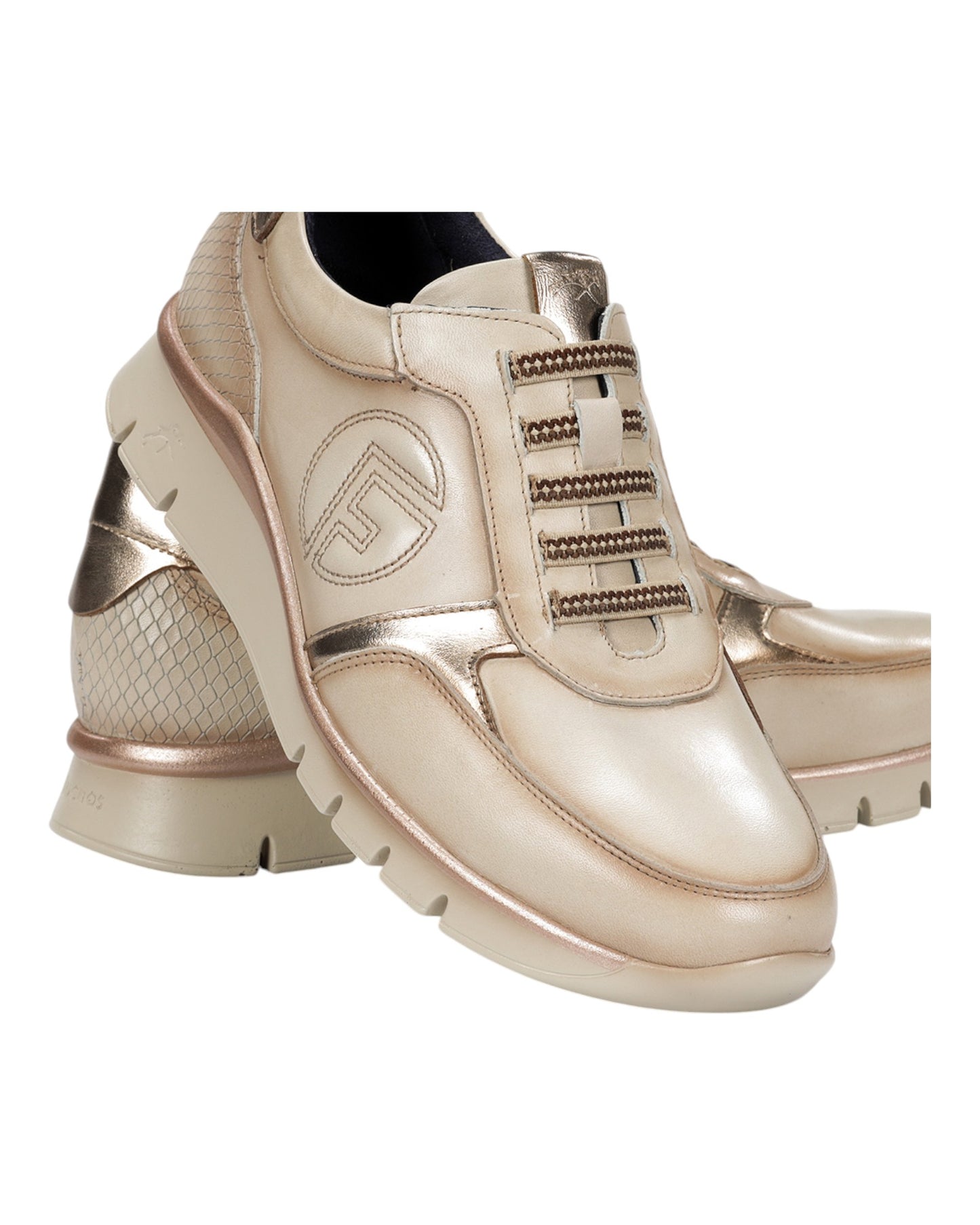 DEPORTIVOS DE MUJER FLUCHOS F2074 EN BEIGE