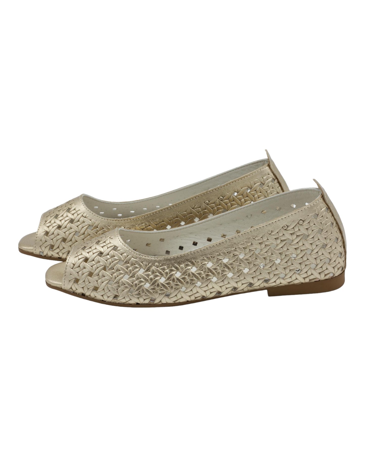 ZAPATOS DE MUJER TOP3 SR24459 EN ORO