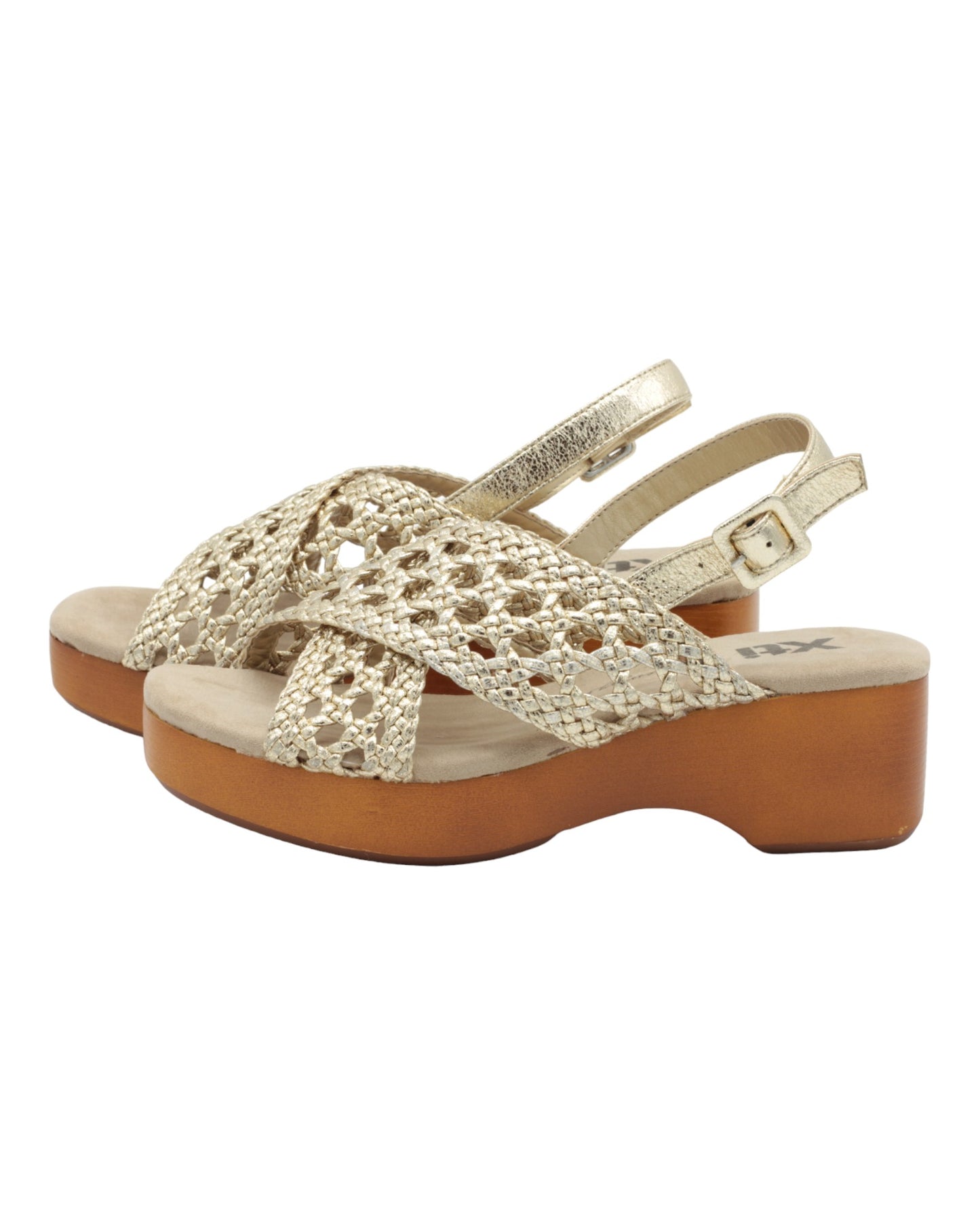 SANDALIAS DE MUJER XTI 143357 EN ORO