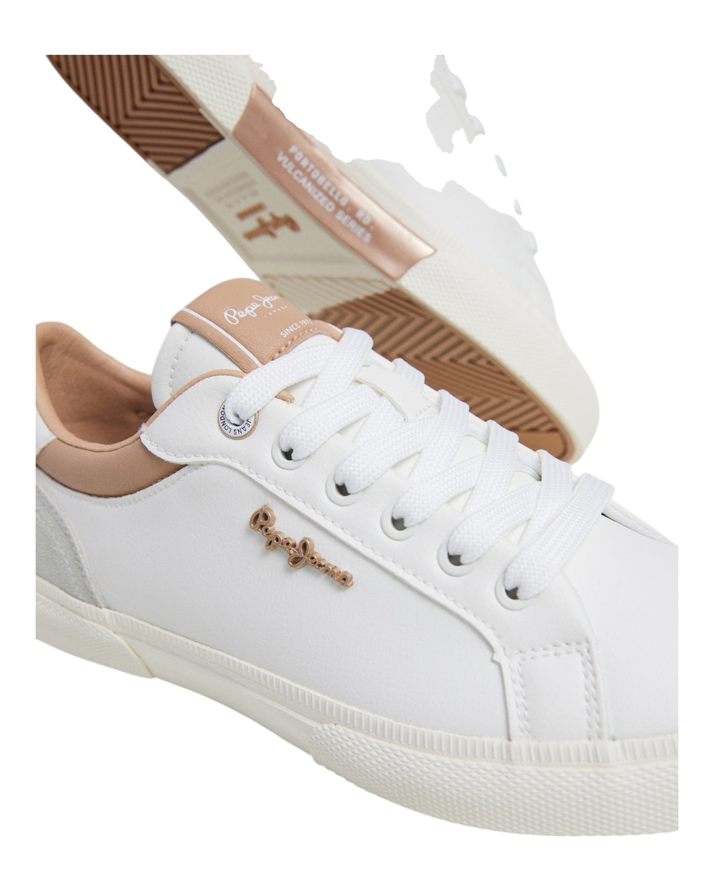 DEPORTIVOS DE MUJER PEPE JEANS KENTON EN BLANCO