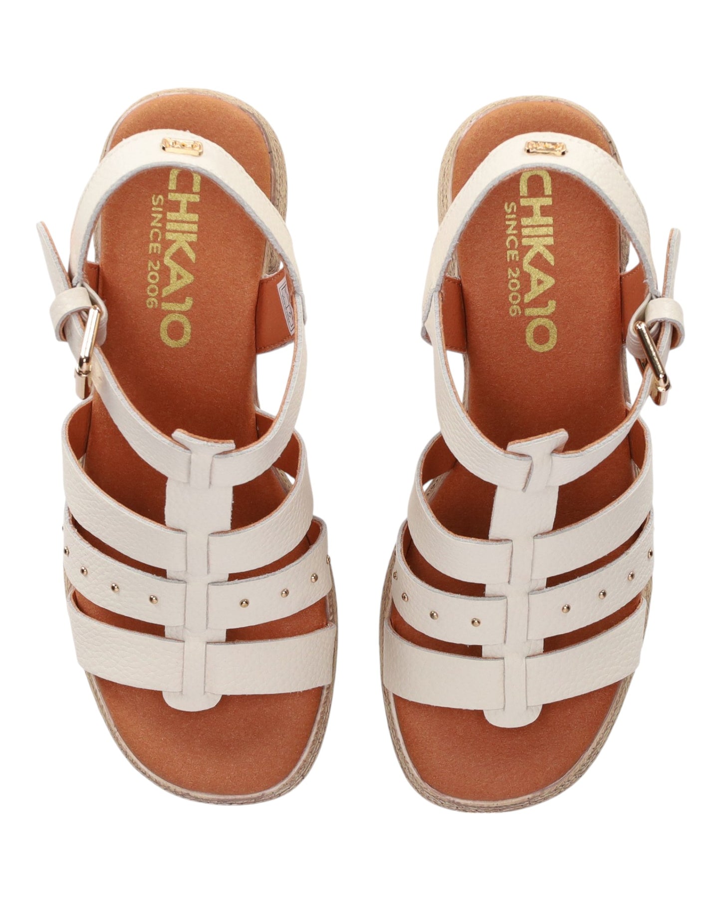 SANDALIAS DE MUJER CHIKA10 VIOLIN 01 EN BLANCO