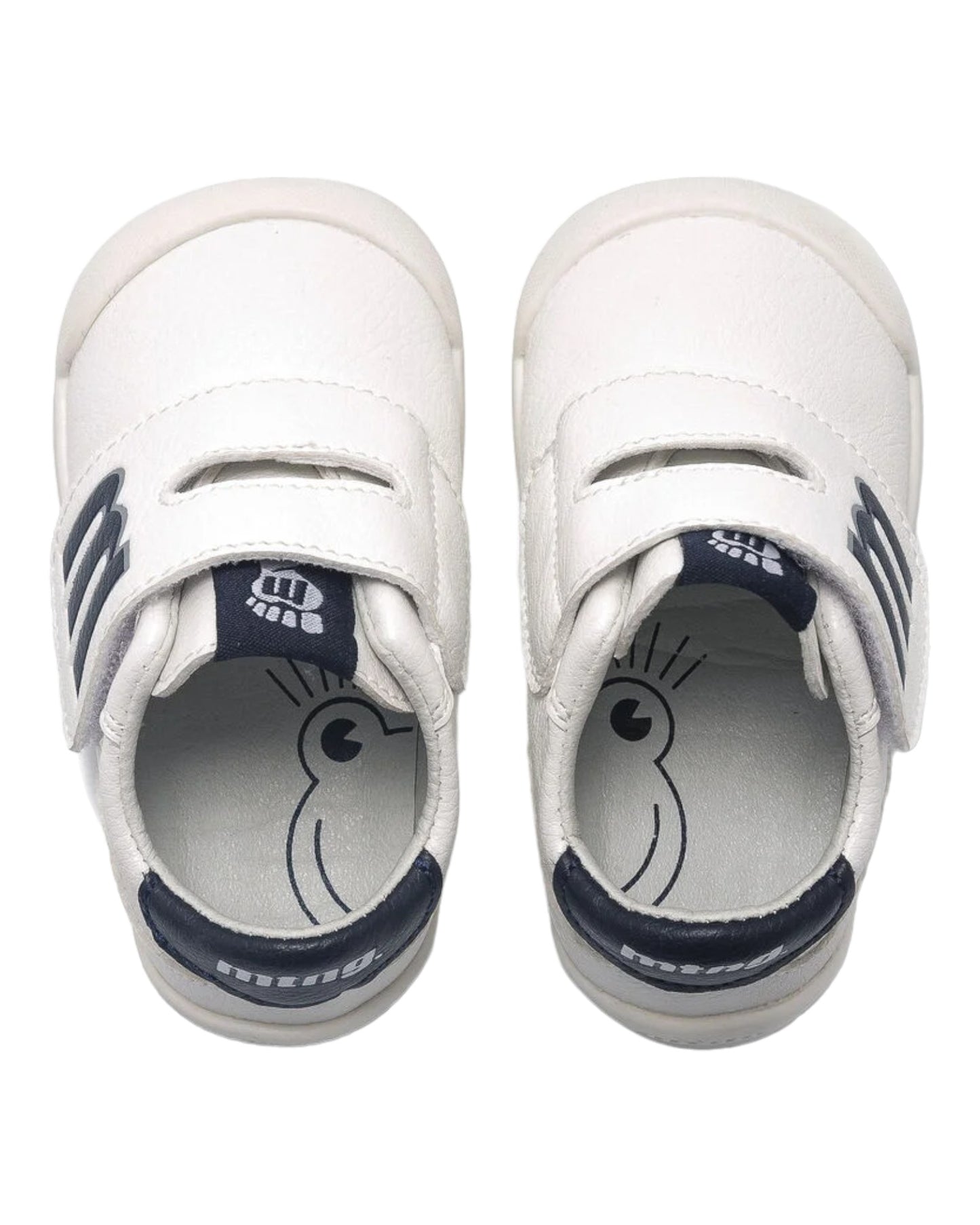 ZAPATOS DE NIÑO MUSTANG 48909 EN BLANCO-MARINO