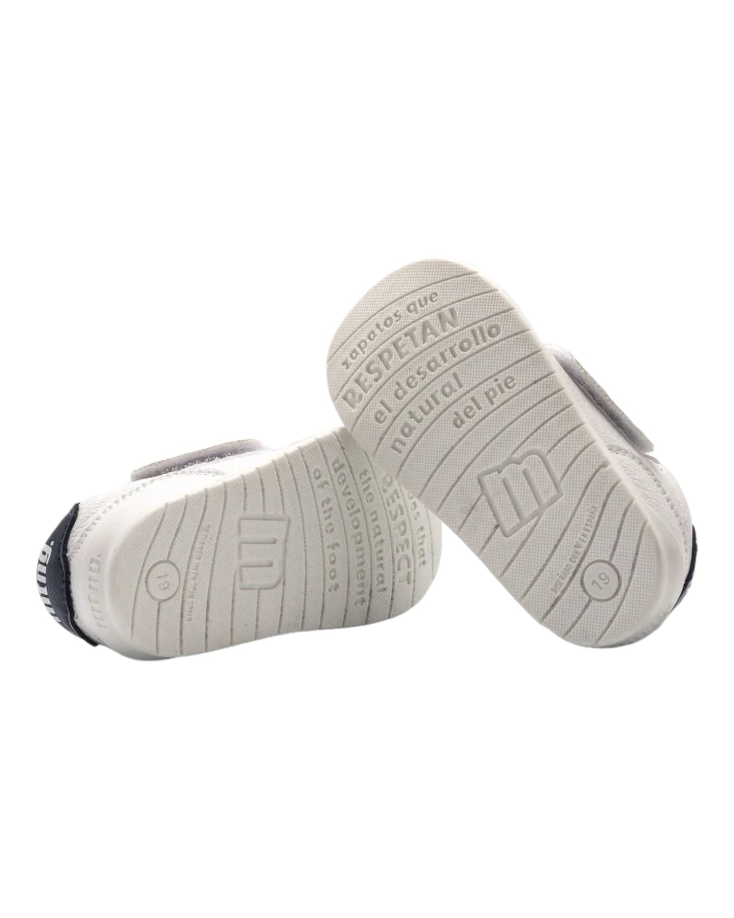 ZAPATOS DE NIÑO MUSTANG 48909 EN BLANCO-MARINO