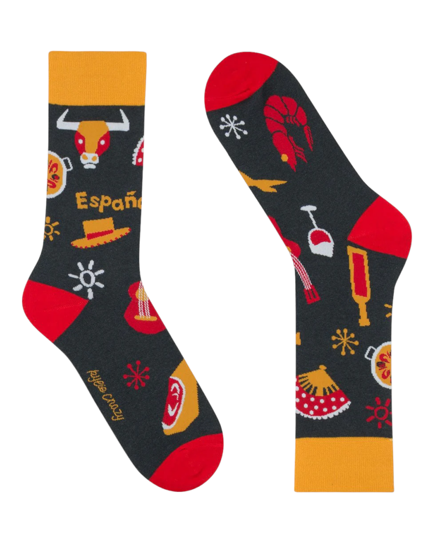 CALCETINES DE MUJER PASTOR C223002 CON ESTAMPADO ESPAÑOL