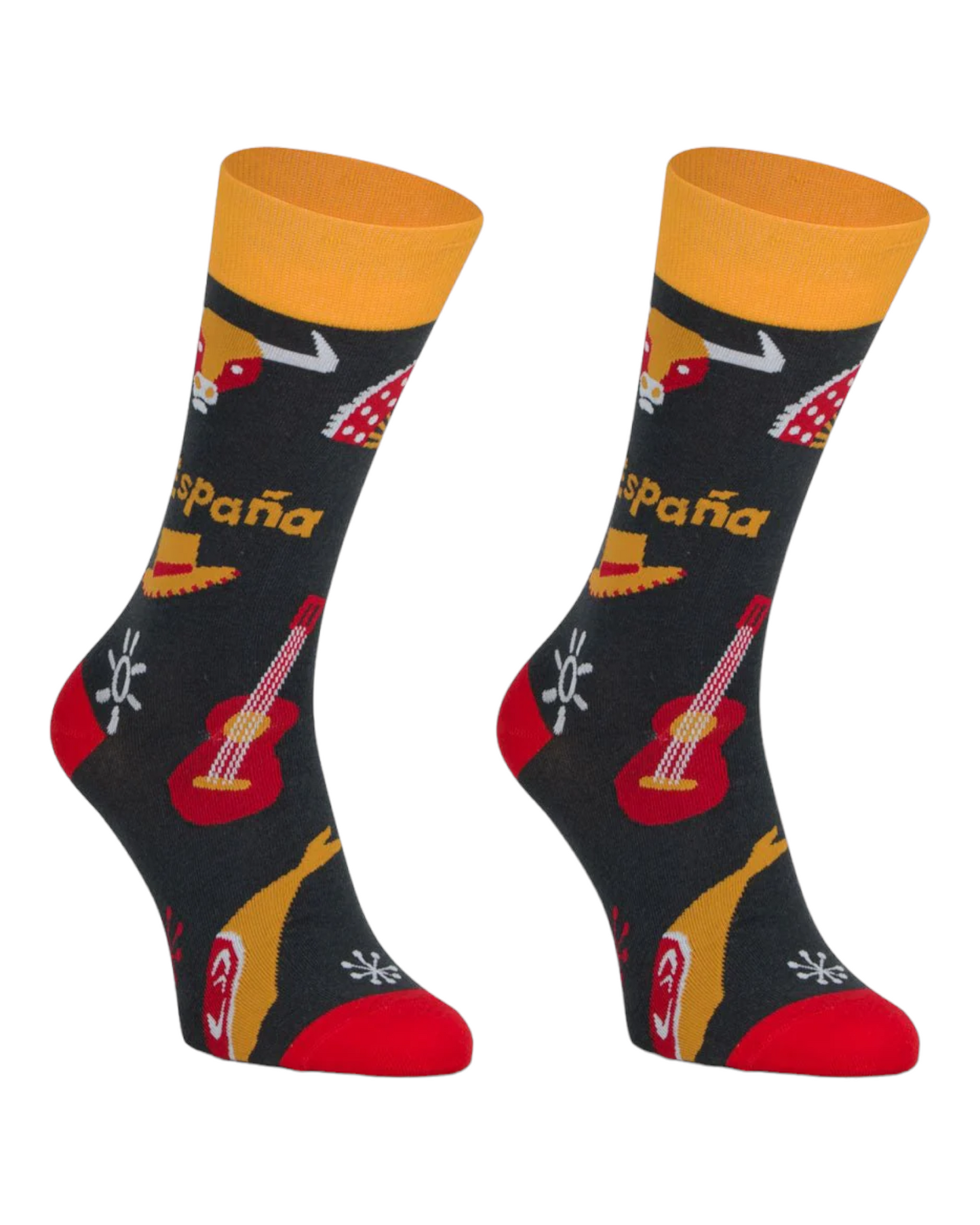 CALCETINES DE MUJER PASTOR C223002 CON ESTAMPADO ESPAÑOL