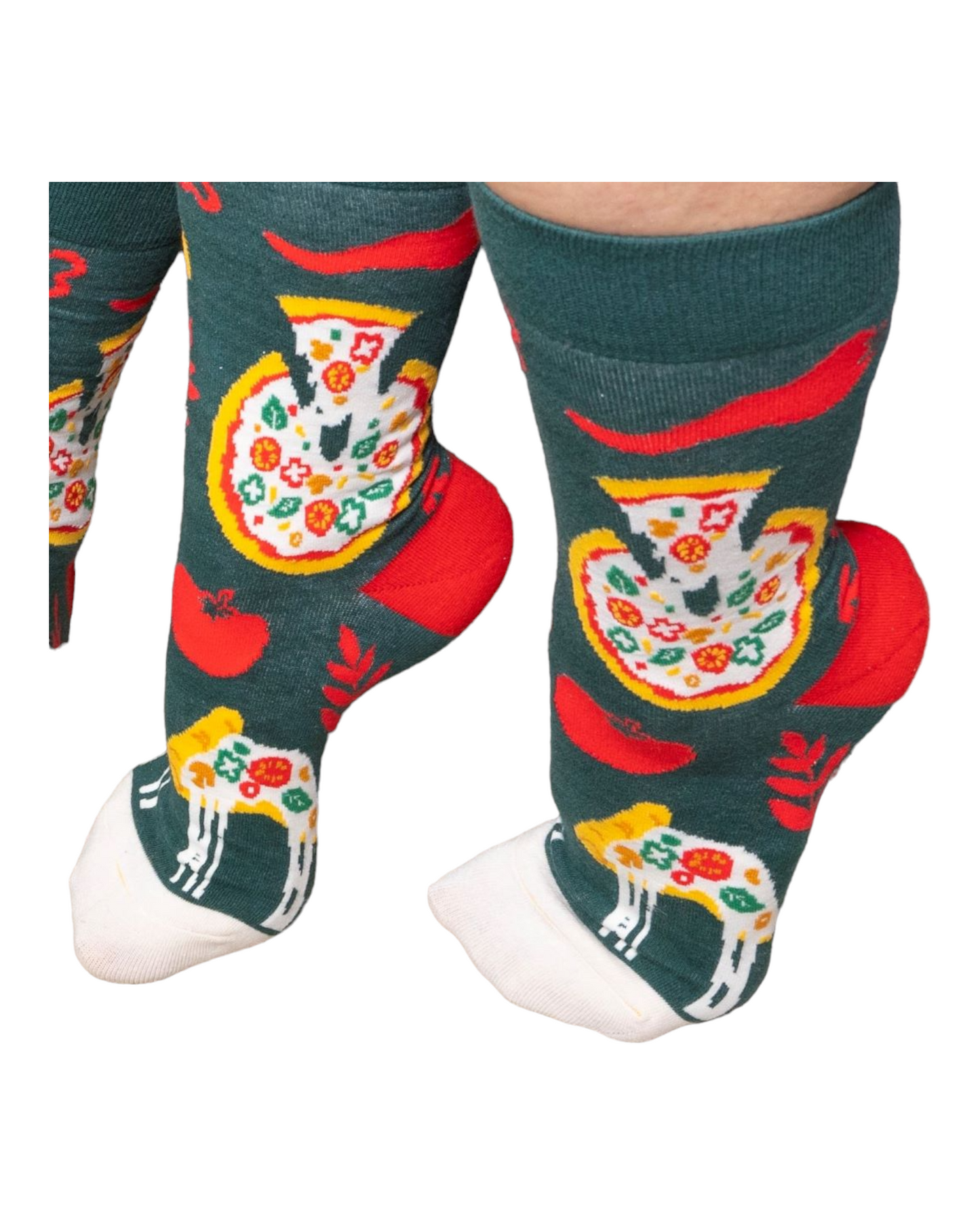 CALCETINES DE HOMBRE PASTOR C233016 EN ESTAMPADO PIZZA