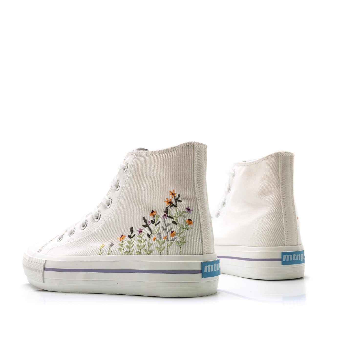 MUSTANG 60172 WOMEN'S ANKLE BOOTS IN WHITE
