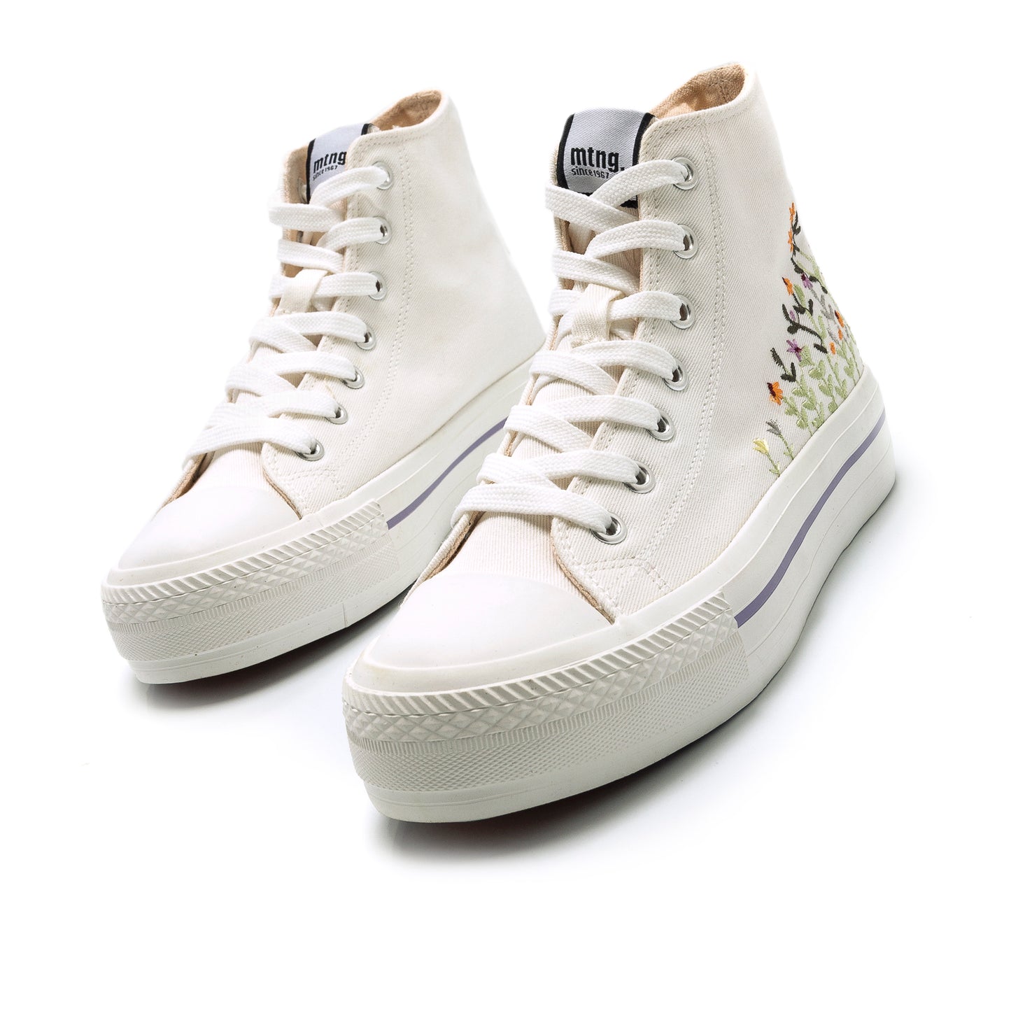 MUSTANG 60172 WOMEN'S ANKLE BOOTS IN WHITE
