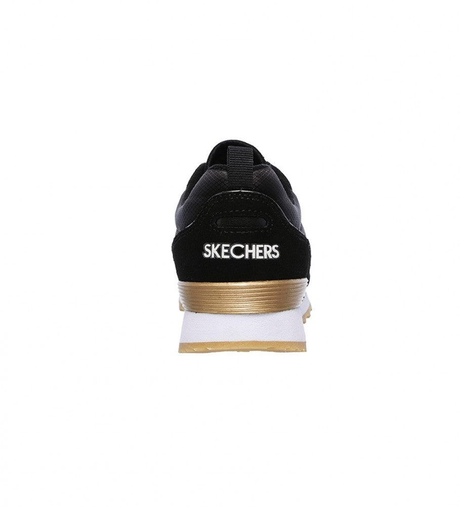 DEPORTIVOS DE MUJER SKECHERS RETROS-OG 85-GOLDN GURL EN NEGRO