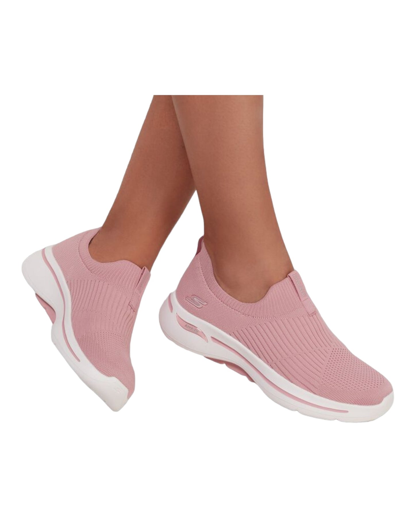 DEPORTIVOS DE MUJER SKECHERS 124409 GO WAKL ARCH FIT EN ROSA