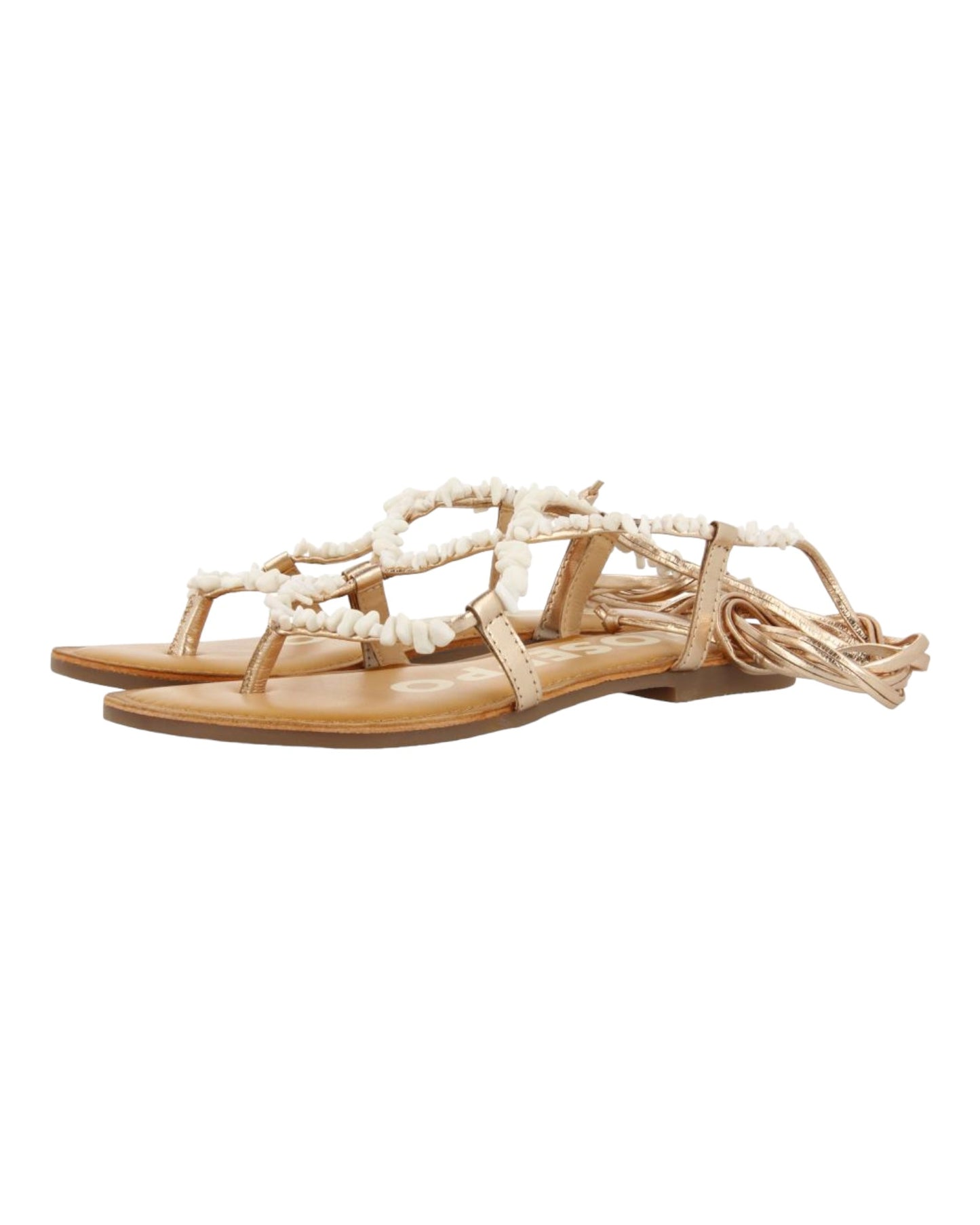 SANDALIAS DE MUJER GIOSEPPO 66036 EN ORO