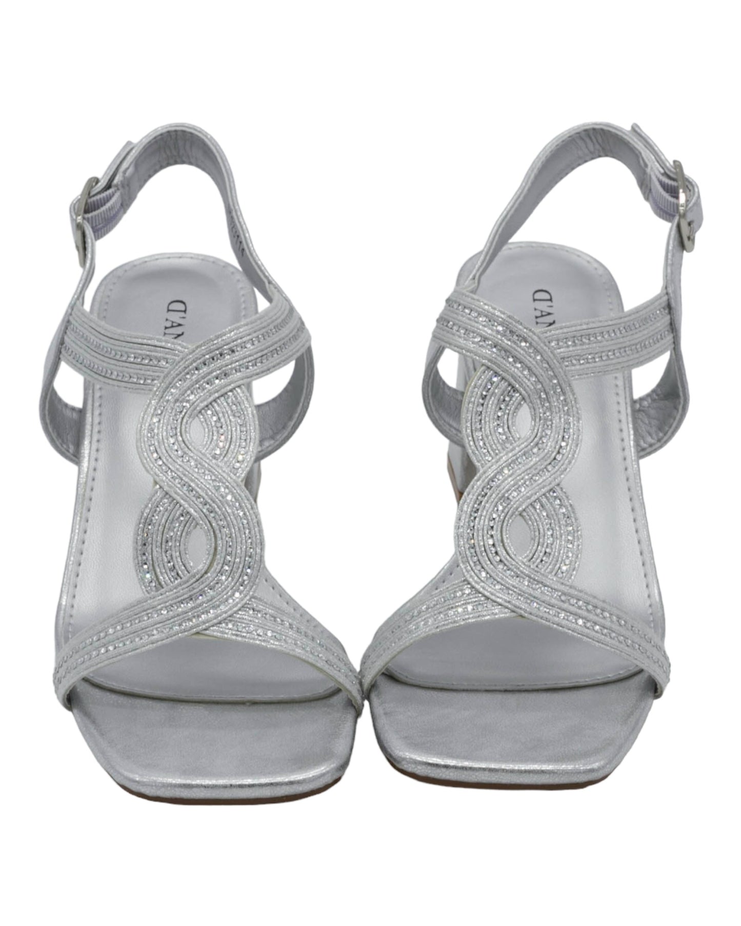 SANDALIAS DE MUJER DANGELA DKO23114 EN PLATA