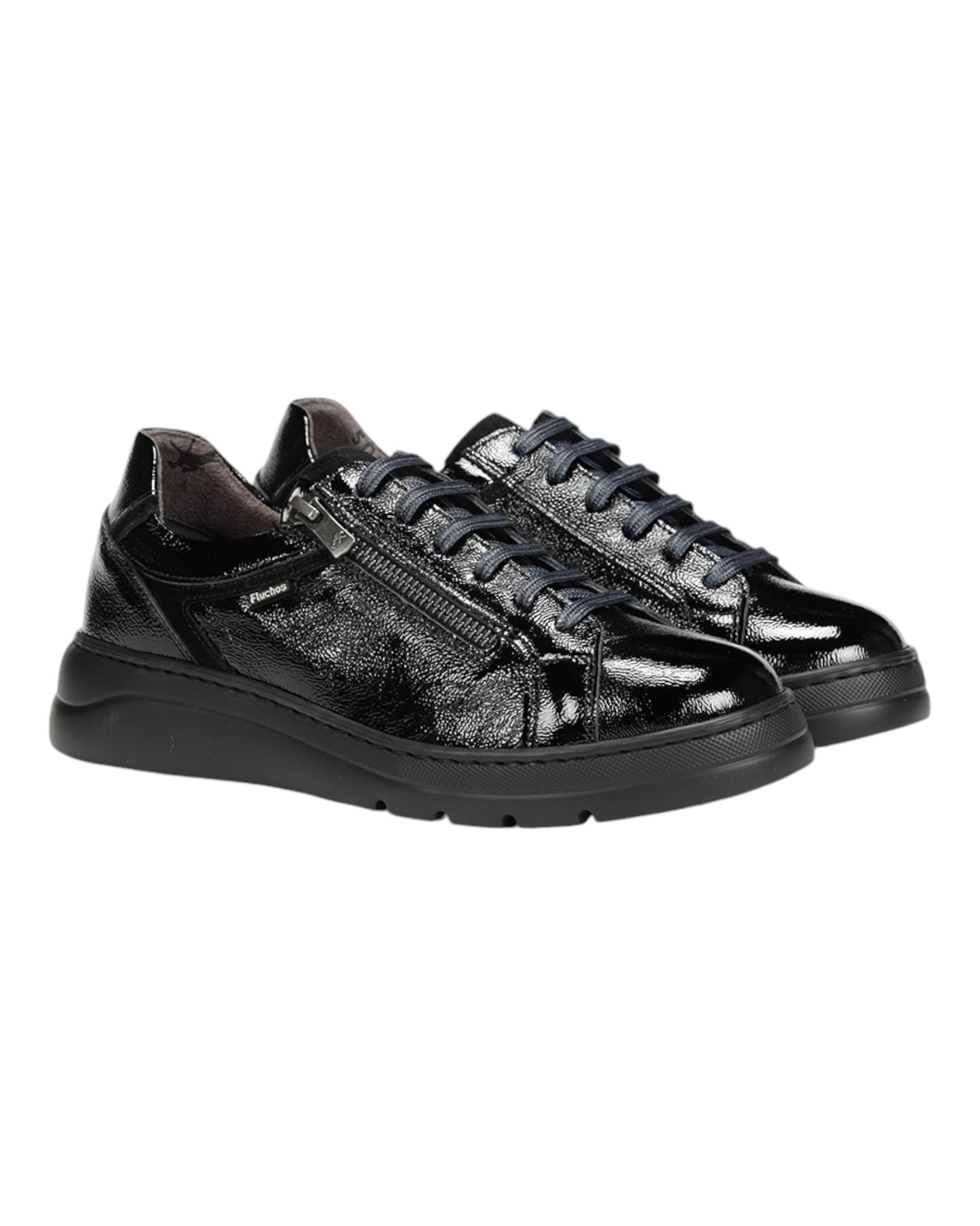 DEPORTIVOS DE MUJER FLUCHOS  F1666 EN NEGRO