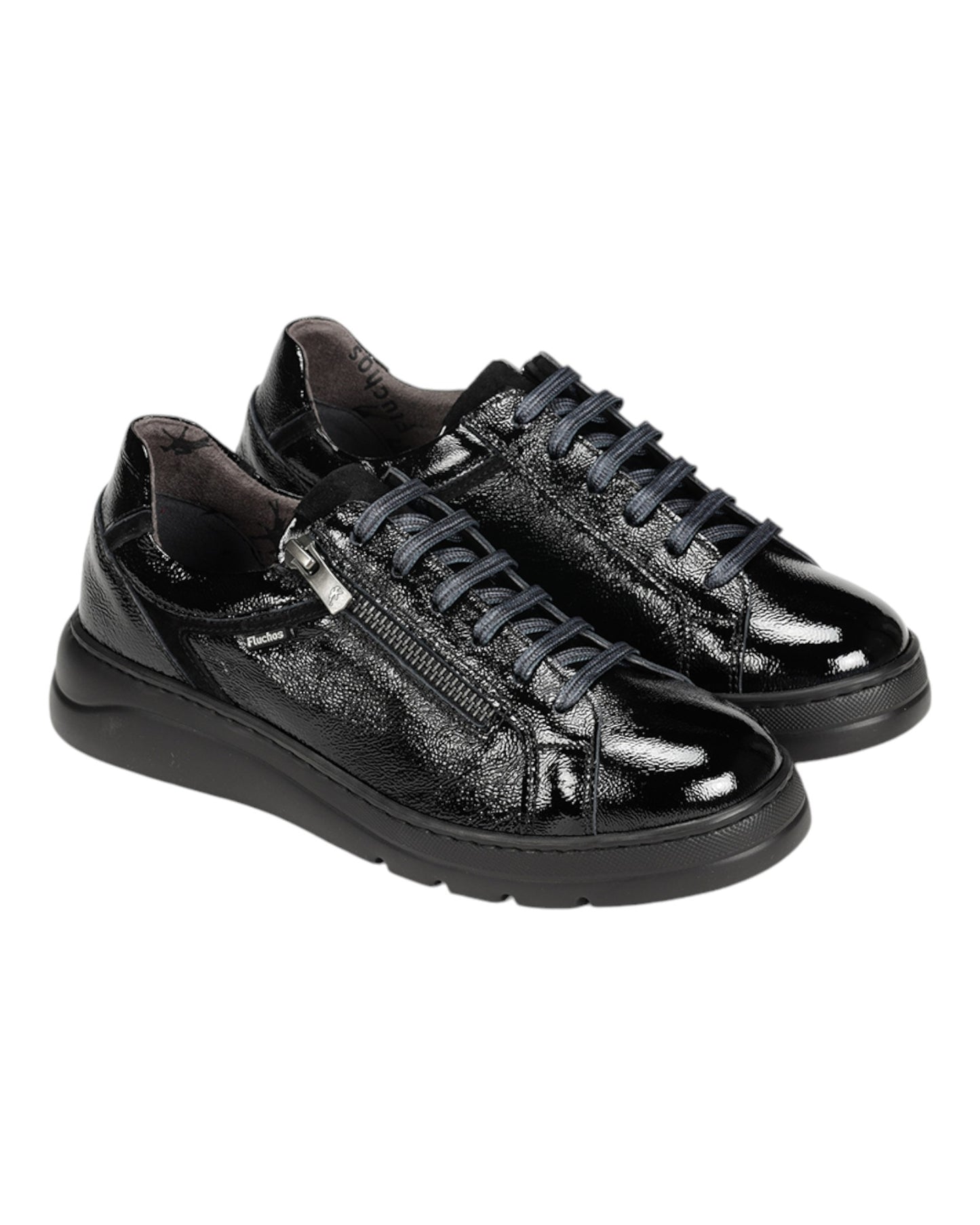 DEPORTIVOS DE MUJER FLUCHOS  F1666 EN NEGRO
