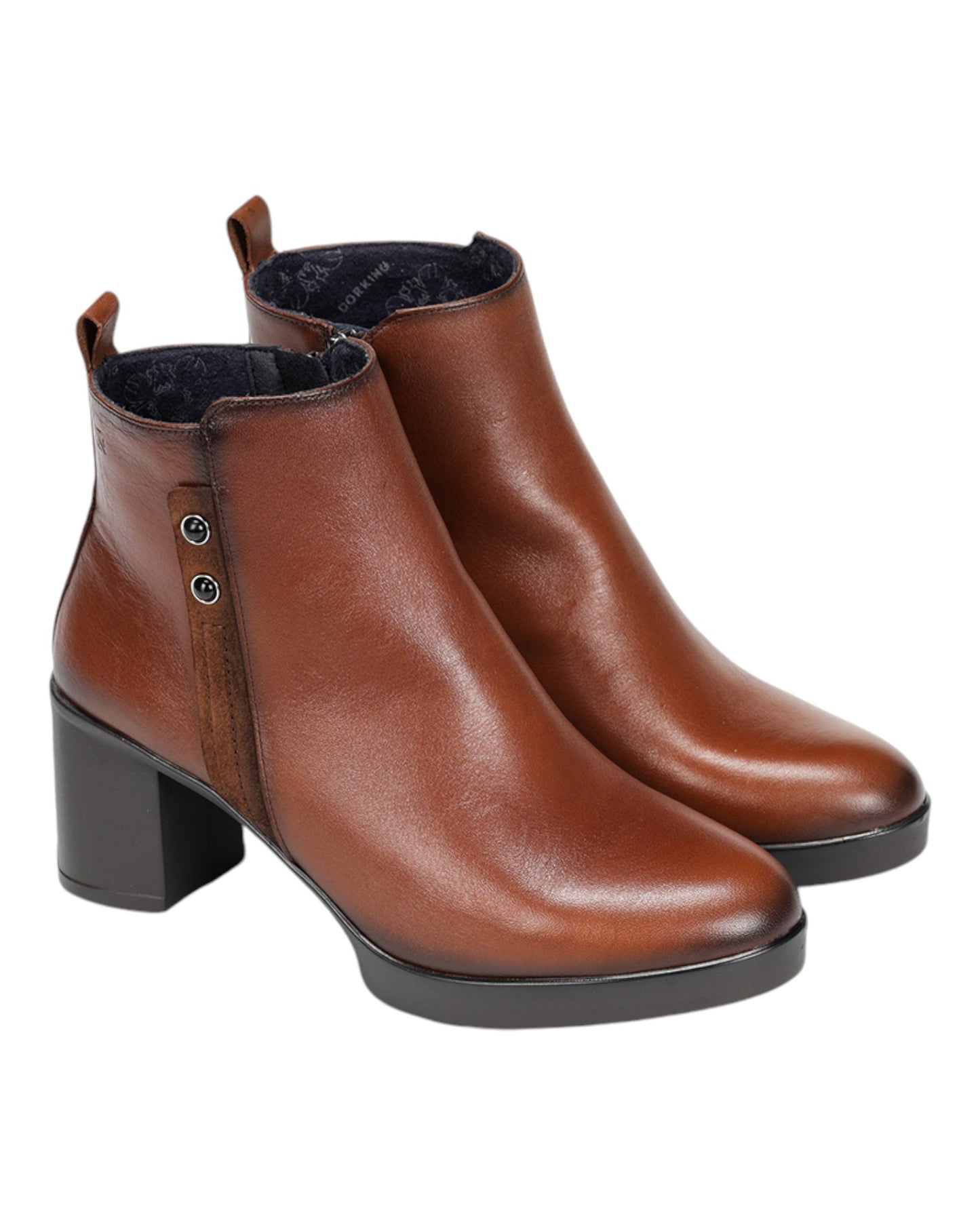 BOTINES DE MUJER DORKING D9423-SUCA EN CUERO