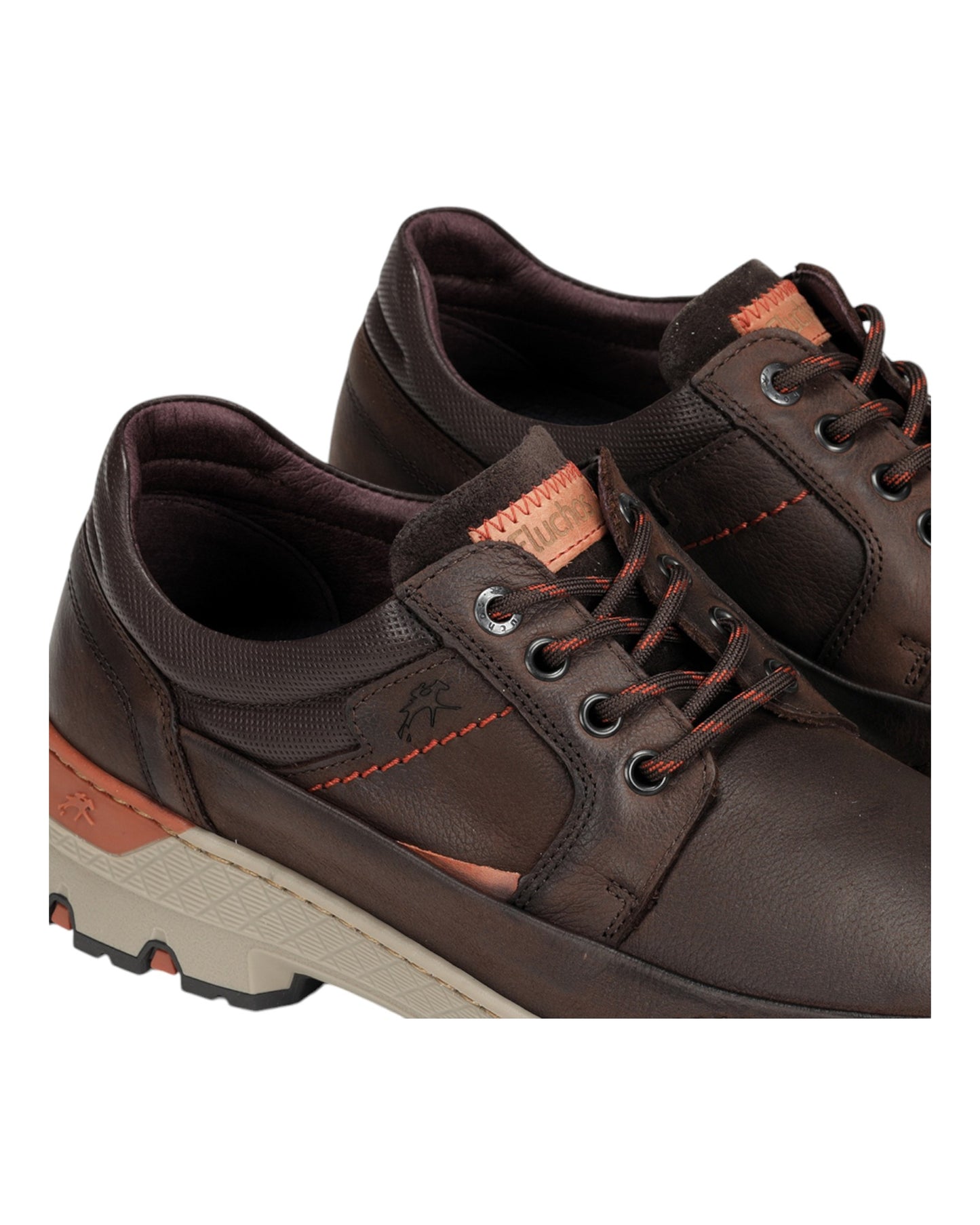 ZAPATOS DE HOMBRE FLUCHOS  F1843 EN MARRÓN