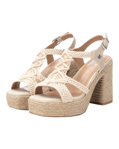 SANDALIAS DE MUJER XTI 142839 EN BEIGE