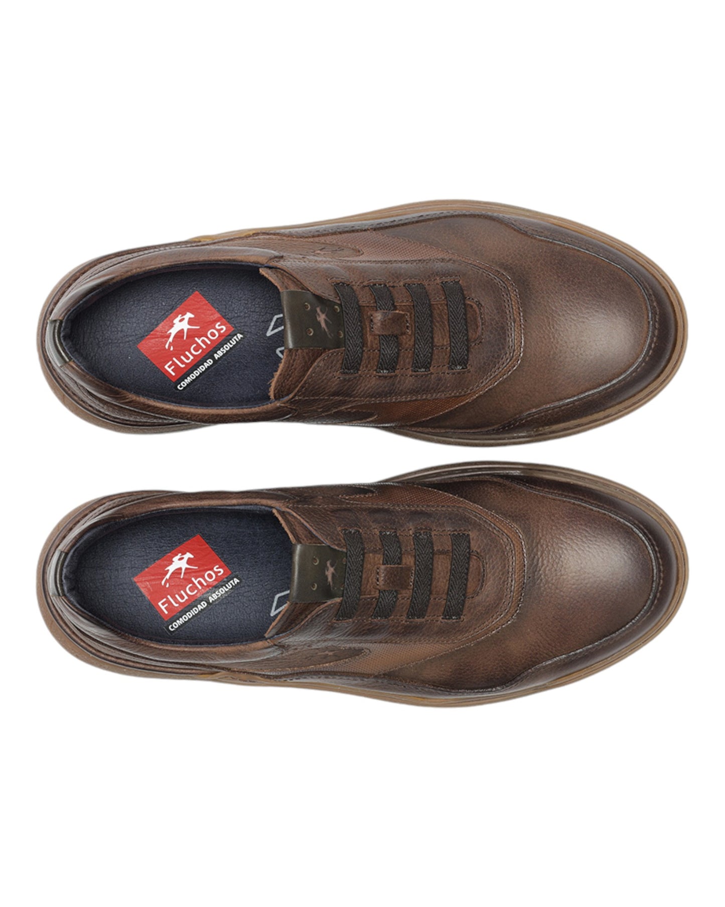 ZAPATOS DE HOMBRE FLUCHOS  F2040 EN CUERO