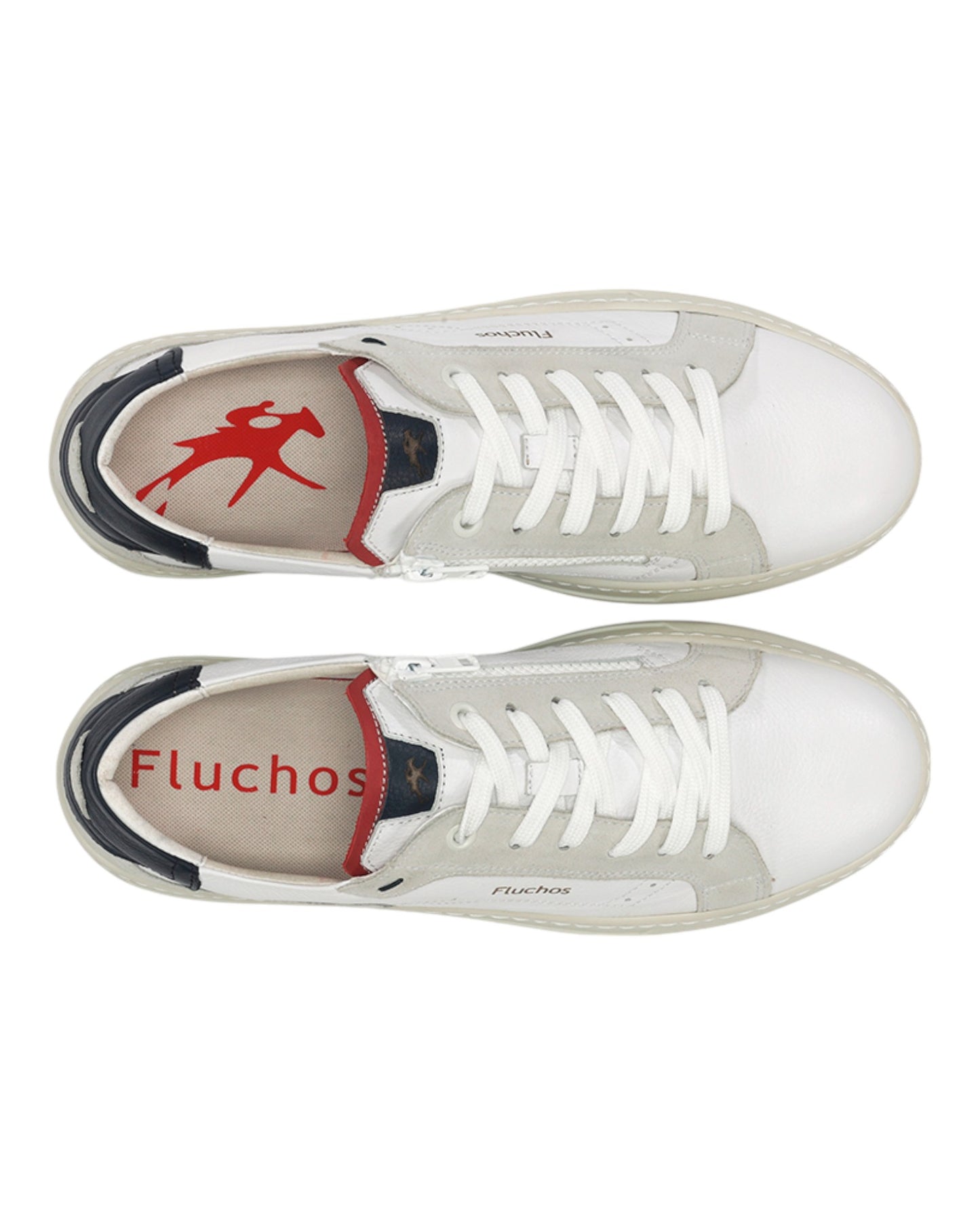 DEPORTIVOS DE HOMBRE FLUCHOS F2216 EN BLANCO