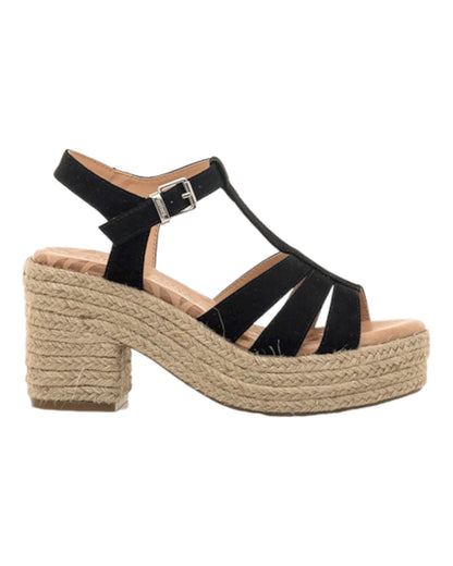 SANDALIAS DE MUJER MUSTANG 51820 EN NEGRO