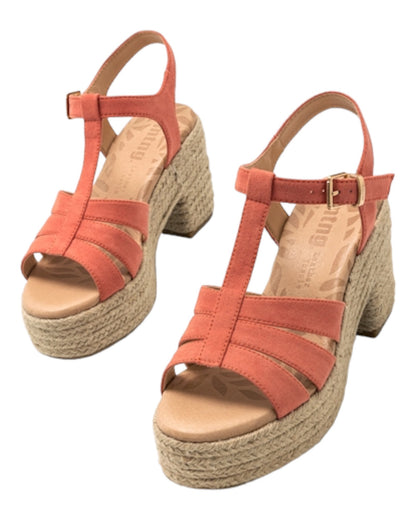 SANDALIAS DE MUJER MUSTANG 51820 EN CORAL