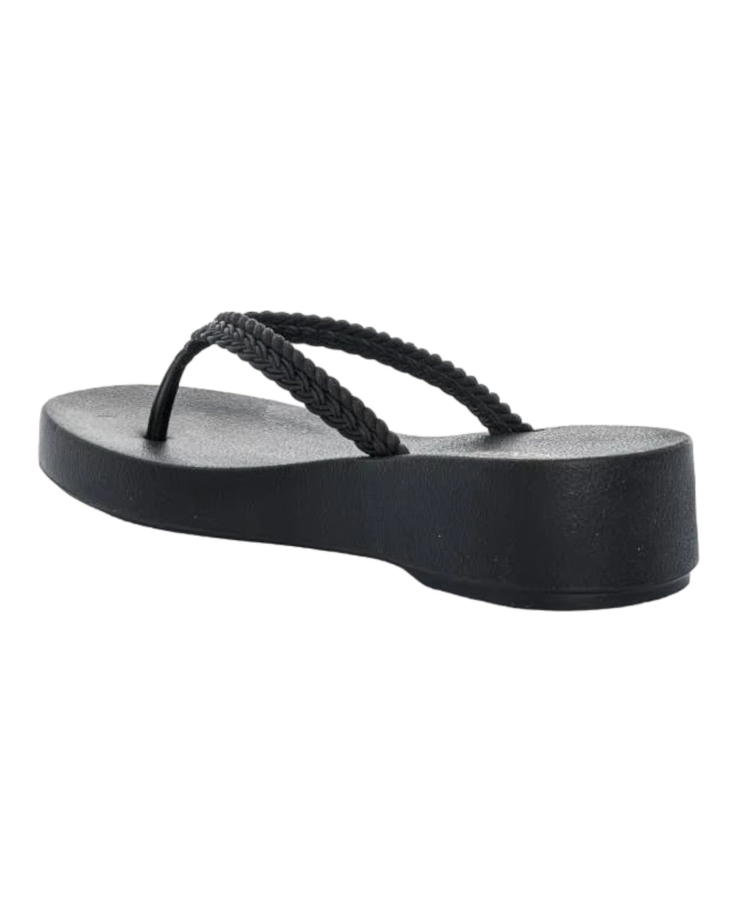 SANDALIAS DE MUJER GRENDHA COMFORT PLAT FEM 83426 EN NEGRO