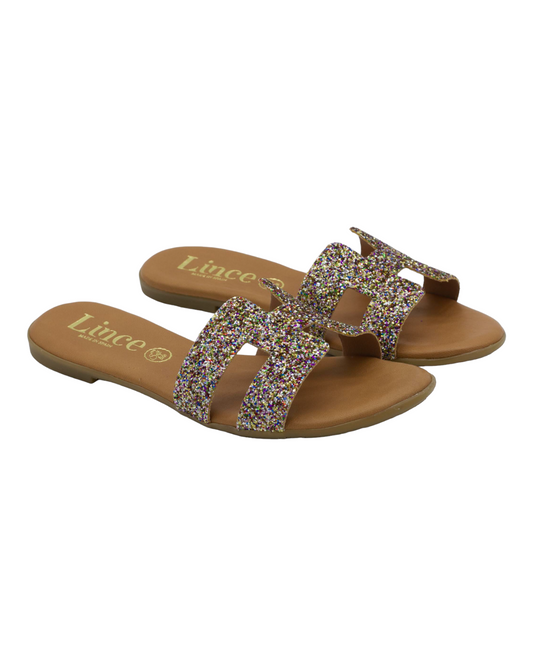 SANDALIAS DE MUJER LINCE 92802 ATENEA MULTICOLOR