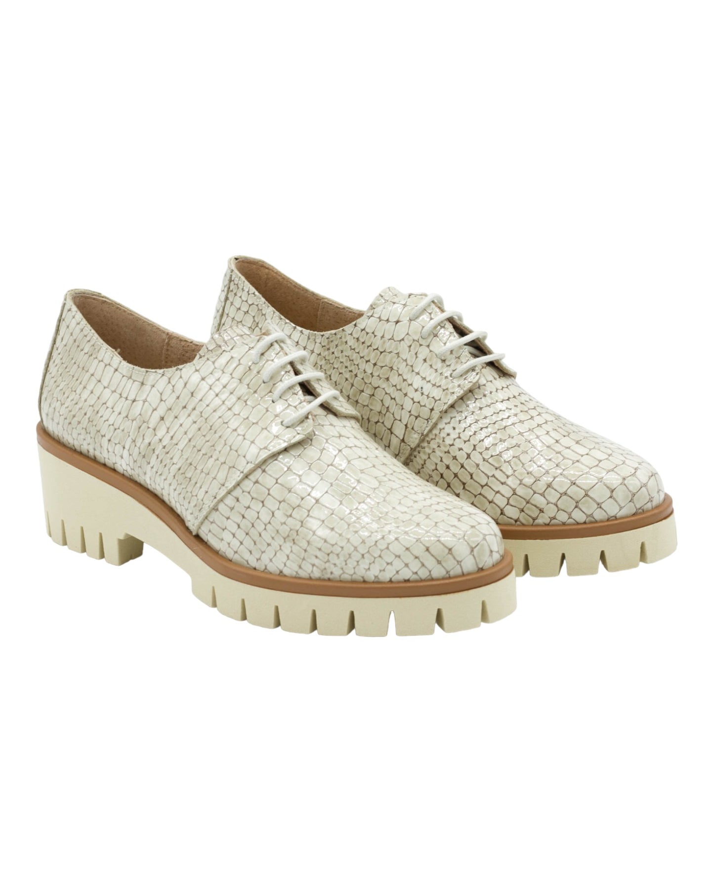 ZAPATOS DE MUJER LINCE 21258 CORVO EN BEIGE