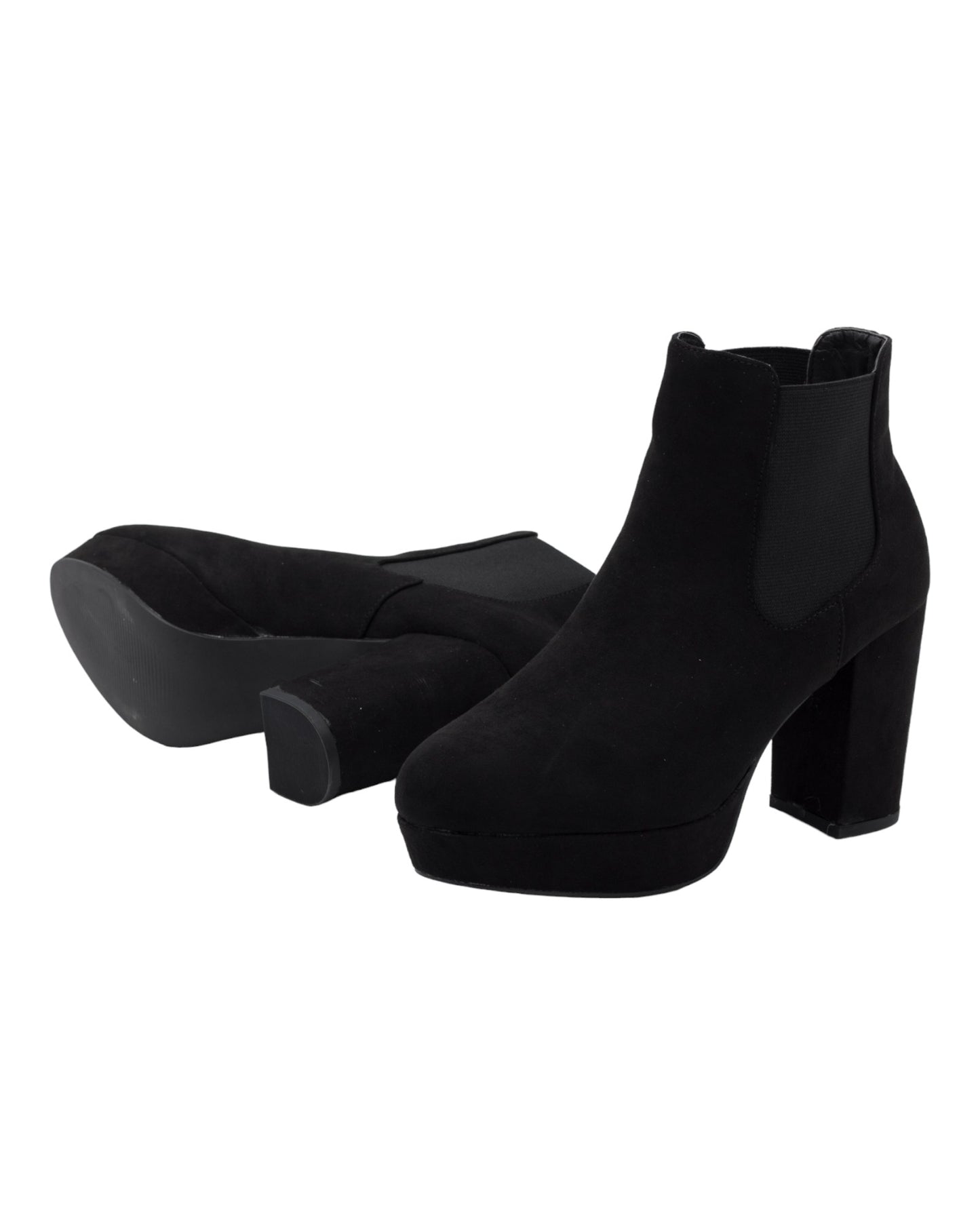 BOTINES DE MUJER PASTOR 17-169 EN NEGRO