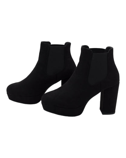 BOTINES DE MUJER PASTOR 17-169 EN NEGRO