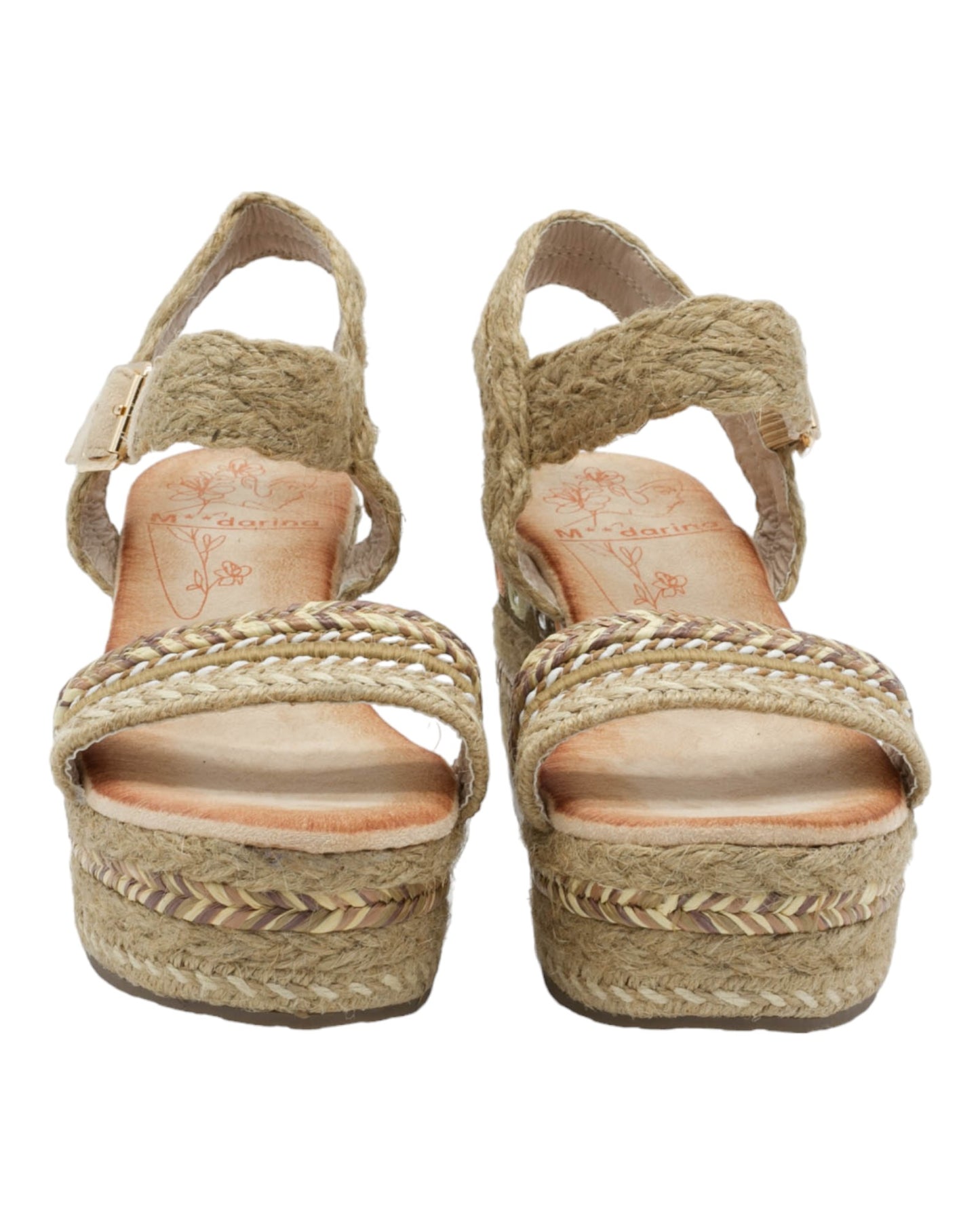 SANDALIAS DE MUJER MANDARINA 725 EN BEIGE