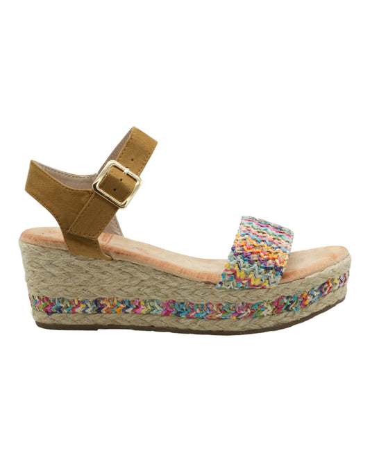 SANDALIAS DE MUJER MANDARINA D43 EN MULTICOLOR