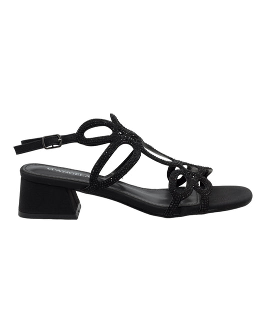 SANDALIAS DE MUJER DANGELA DKO26125 EN NEGRO