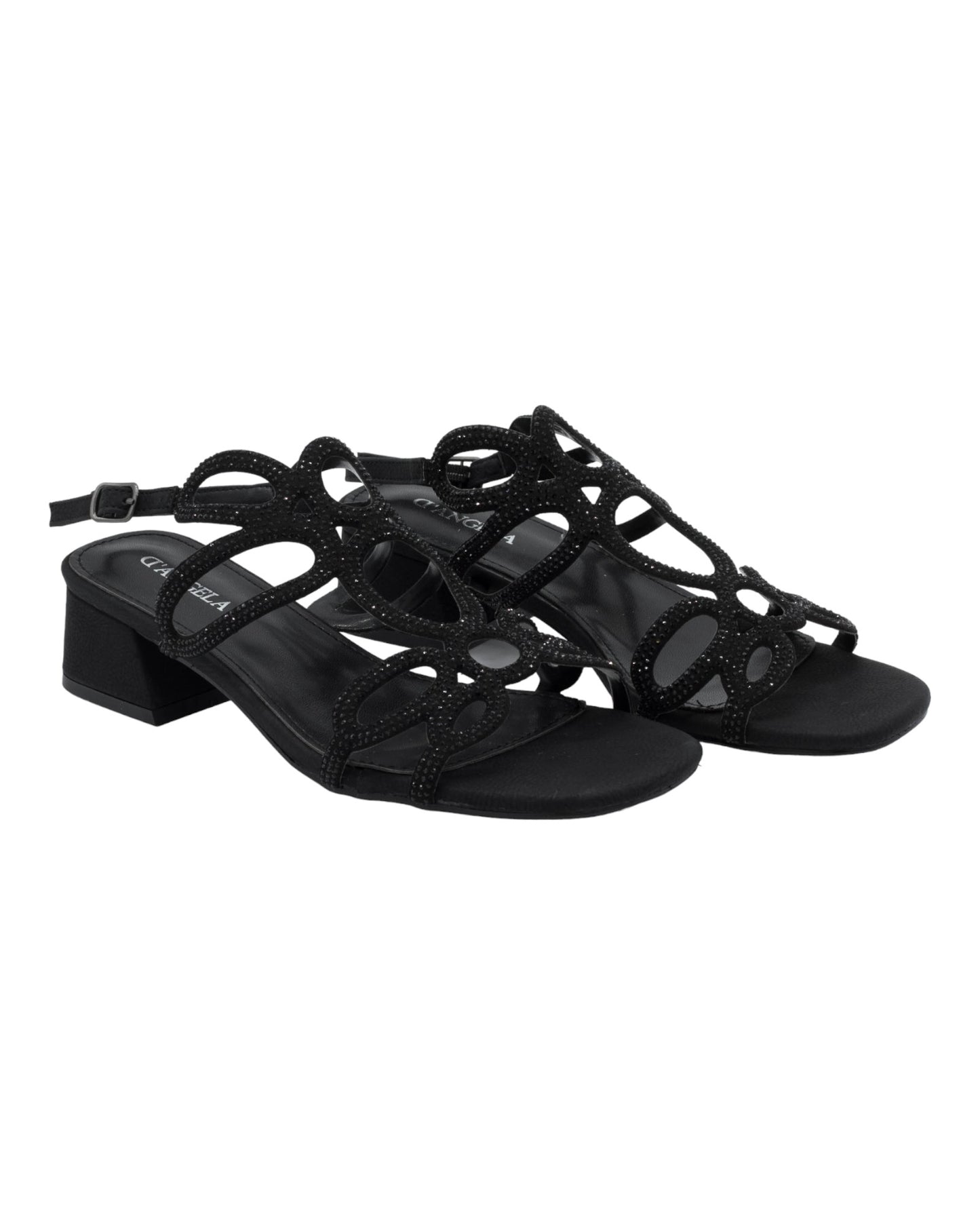 SANDALIAS DE MUJER DANGELA DKO26125 EN NEGRO