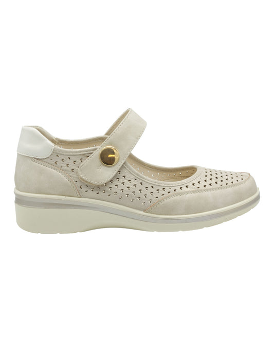 ZAPATOS DE MUJER AMARPIES AMD26317 EN BEIGE