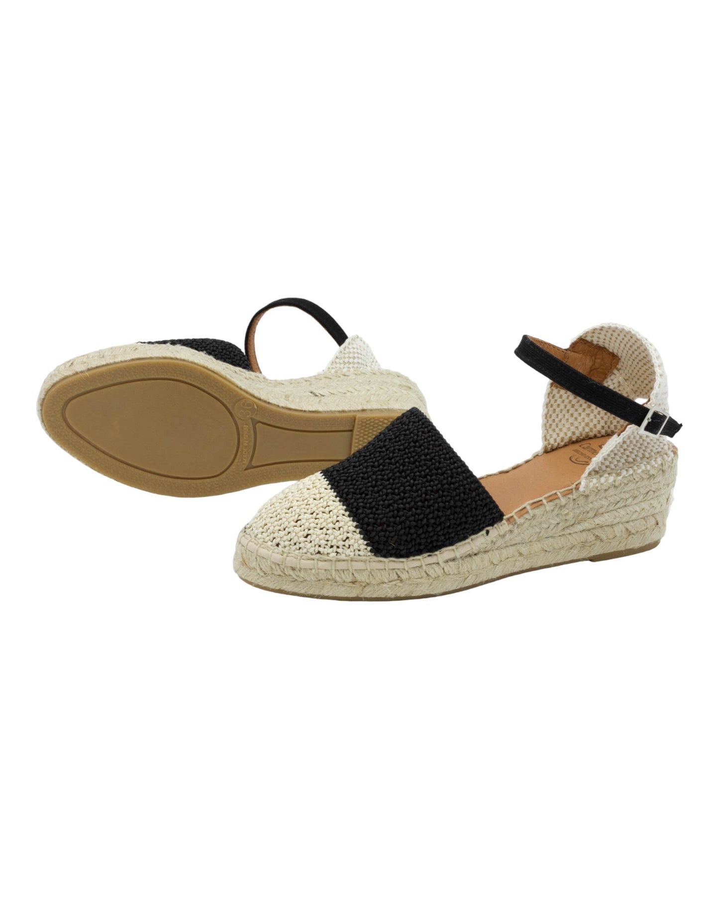 ALPARGATAS DE MUJER CARMEN GARCIA 285S3 EN BEIGE-NEGRO