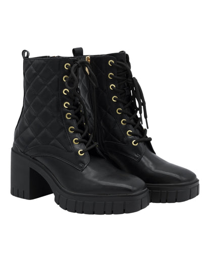 BOTINES DE MUJER PASTOR M1766 EN NEGRO