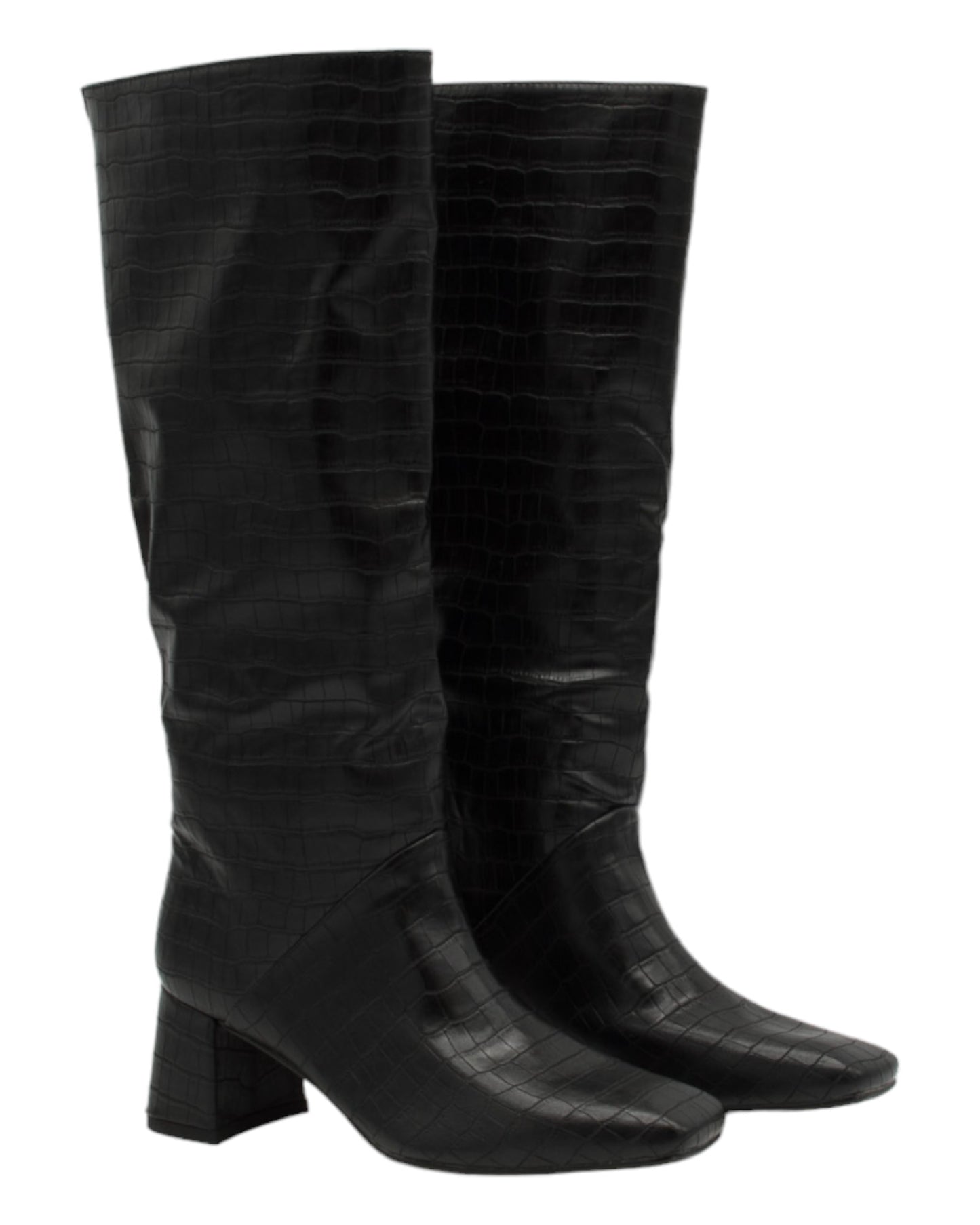 BOTAS DE MUJER PASTOR M1955 EN NEGRO