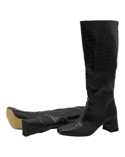 BOTAS DE MUJER PASTOR M1955 EN NEGRO