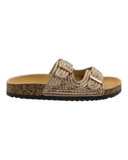 SANDALIAS DE MUJER STAY 19-2006 EN ORO