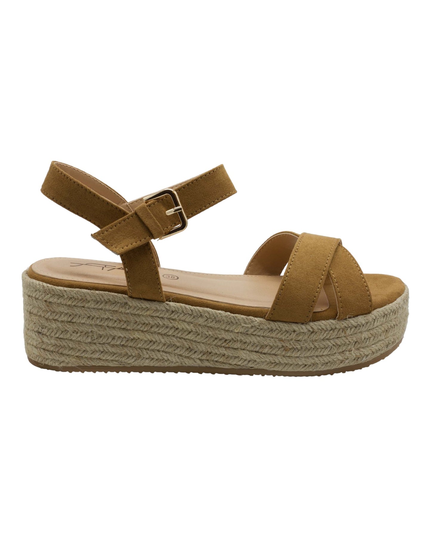 SANDALIAS DE MUJER STAY 65-689 EN CAMEL