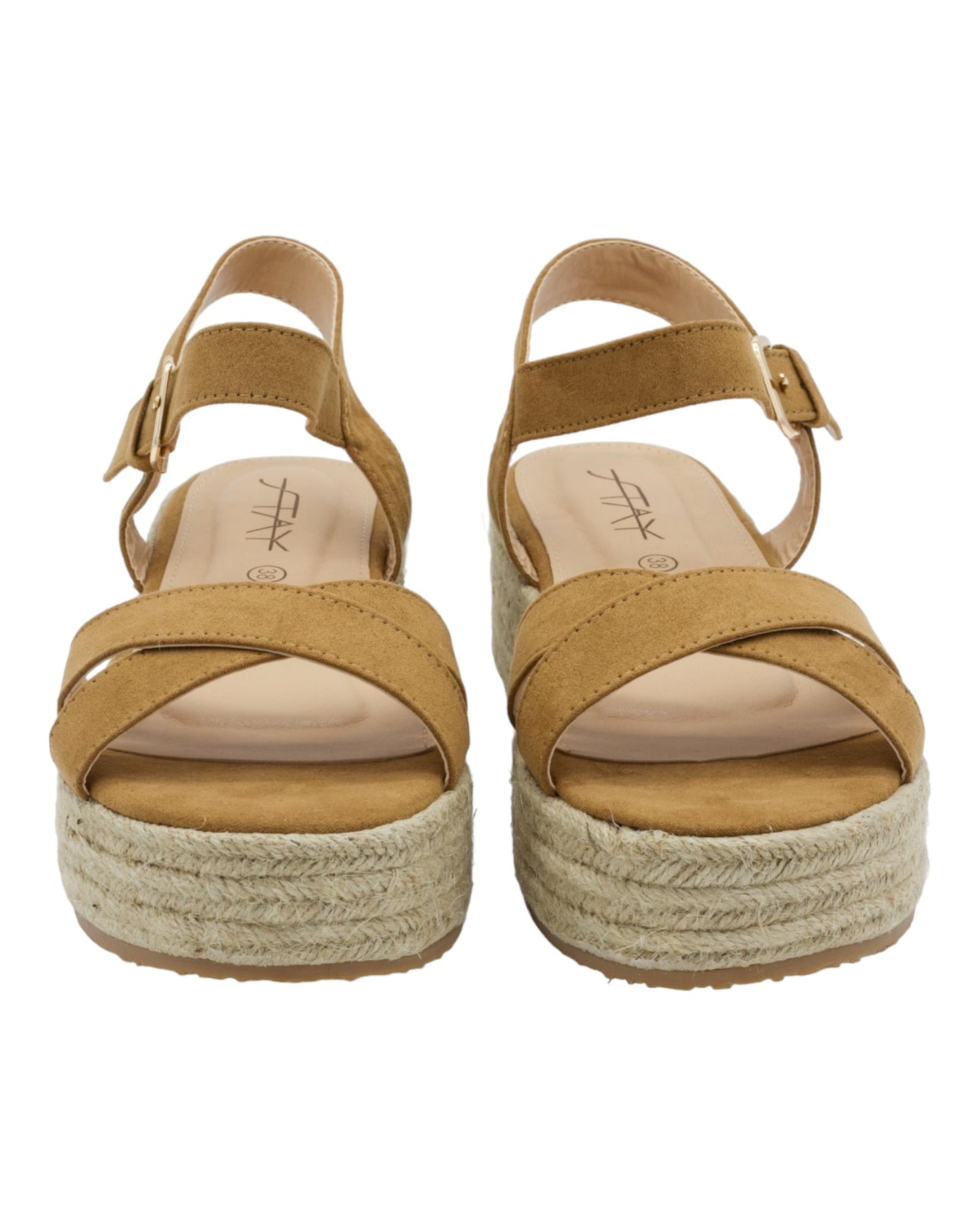 SANDALIAS DE MUJER STAY 65-689 EN CAMEL