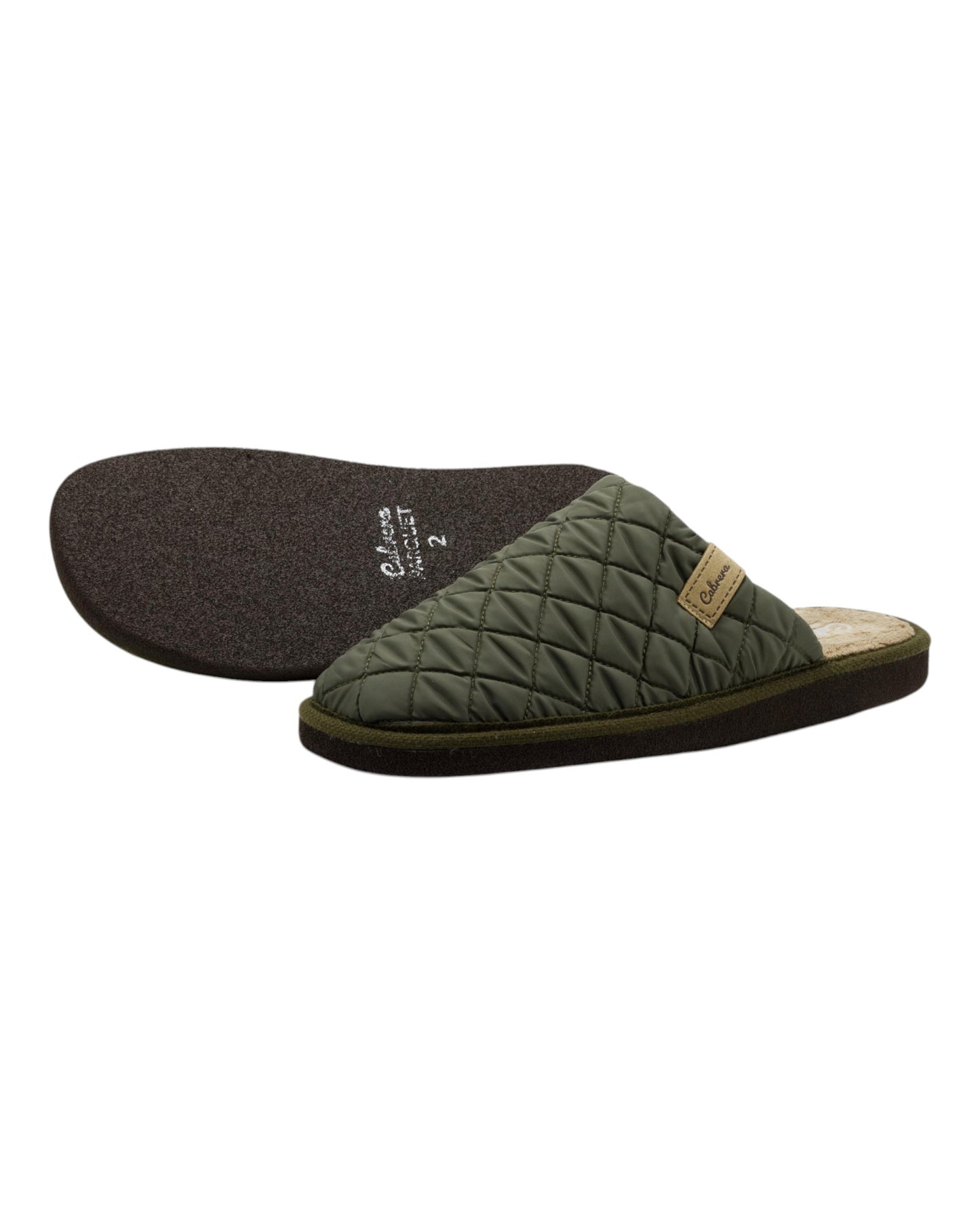 ZAPATILLAS DE ESTAR POR CASA DE HOMBRE CABRERA 2898 EN VERDE