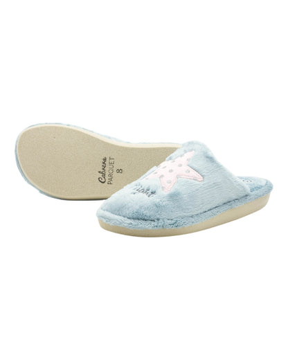 ZAPATILLAS DE ESTAR POR CASA DE MUJER CABRERA 2445 EN AZUL