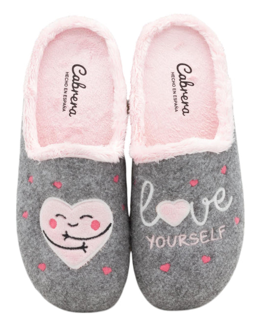 ZAPATILLAS DE ESTAR POR CASA DE MUJER CABRERA 3180 EN GRIS