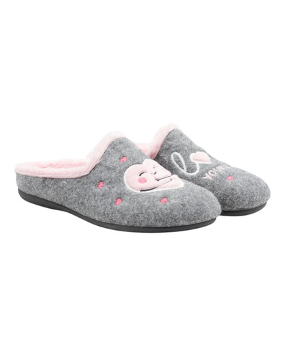 ZAPATILLAS DE ESTAR POR CASA DE MUJER CABRERA 3180 EN GRIS