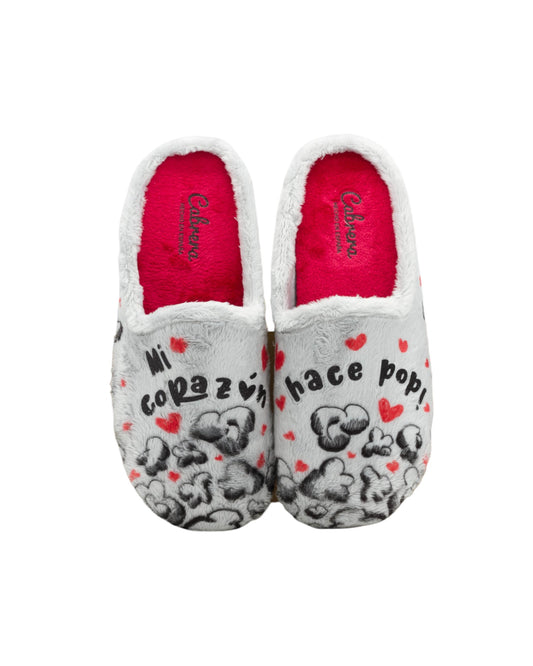 ZAPATILLAS DE ESTAR POR CASA DE MUJER CABRERA 3181 EN GRIS
