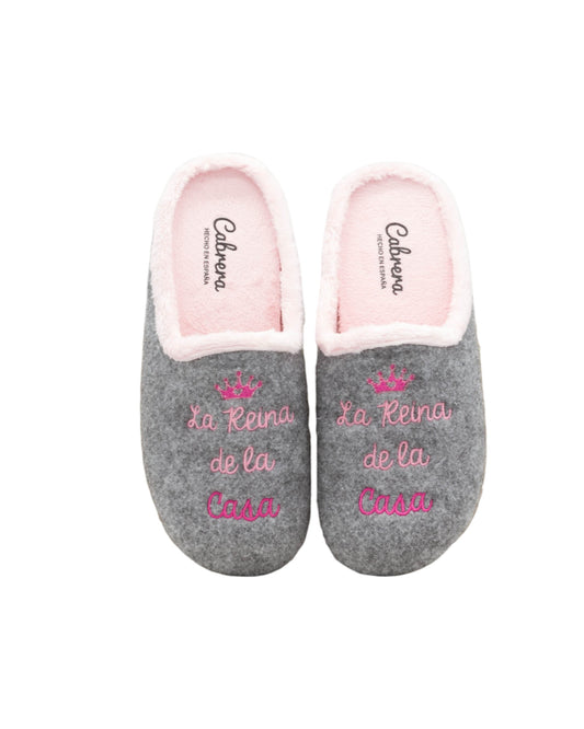 ZAPATILLAS DE ESTAR POR CASA DE MUJER CABRERA 3029 EN GRIS